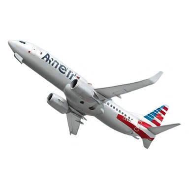 Single American Airlines 737 Max 8 sticker
