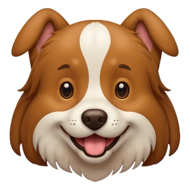 a dog running sticker