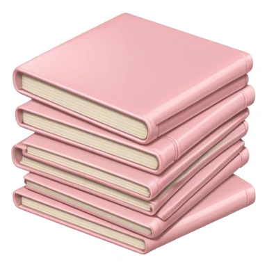 Vintage pale pink vinyl sticker