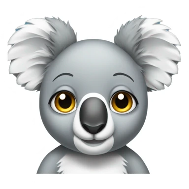 koala wearing skincare headband sticker