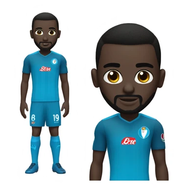 Kalidou Koulibaly footballer napoli sticker