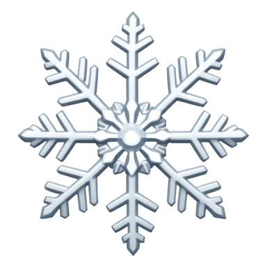 aesthetic minimal snowflake  sticker