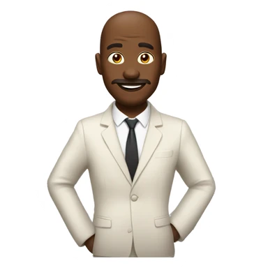 Créame una persona haciendo el dap  sticker