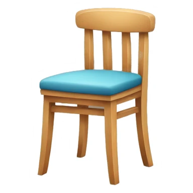 wooden chair sticker