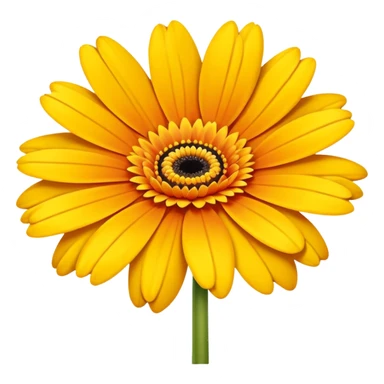 Gerbera amarillo  sticker