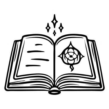 Open Quran book with Islamic ornamental design sticker