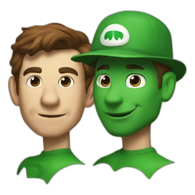 Spider-Man et Luigi sticker