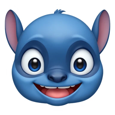 Lilo and Stitch as cute emoji sticker