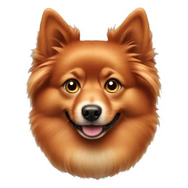 red spitz dog sticker