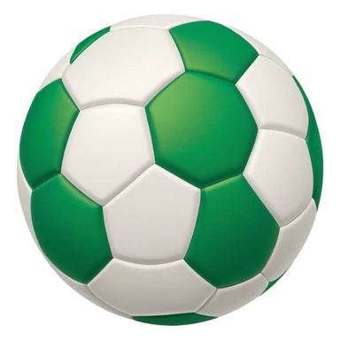 Cinematic Realistic image of a soccer ball with crisply detailed panel textures and precise stitching, set against a vibrant green pitch with dynamic natural lighting that highlights its athletic spirit sticker