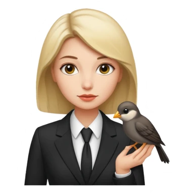 Secretary 
bird sticker