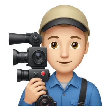camera man sticker