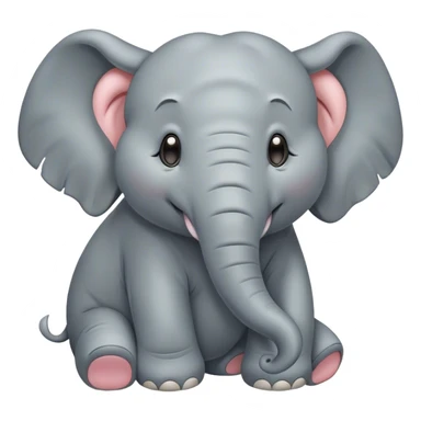 Cinematic Cute Yawning Elephant Portrait Emoji, Head tilted slightly with a dramatic, wide-open yawn, showcasing a soft, wrinkled gray hide with gently drooping ears and large, sleepy eyes, Simplified yet irresistibly adorable features, highly detailed, glowing with a soft, cozy glow, high shine, relaxed yet expressive, stylized with a touch of tender whimsy, bright and endearing, soft glowing outline, capturing the essence of a drowsy yet affectionate elephant, so drowsy it feels like it could stretch out of the screen and curl up for a nap! sticker