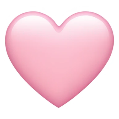 light pink emoji heart sticker