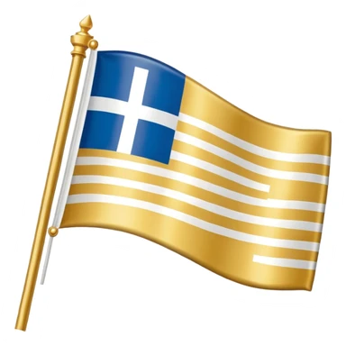 simple flag emoji following the theme of "chronos" and gods of olympus sticker