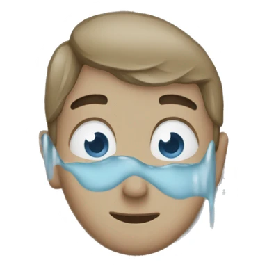 Watered back  sticker