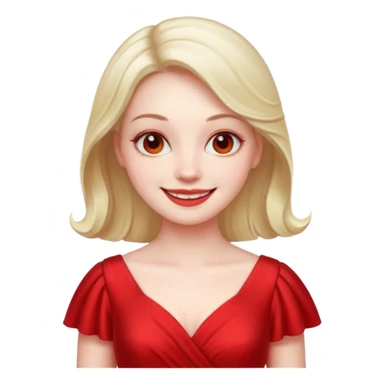 Red Dress Queen sticker