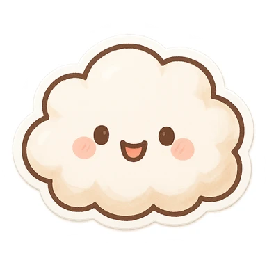 Cloud sticker