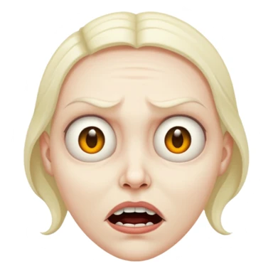 Devious face sticker