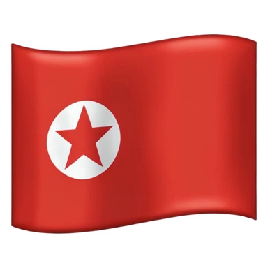 North Korea Flag sticker