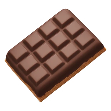 Pink single realistic chocolate bar  sticker