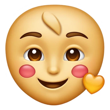Kissing emoji smirk sticker