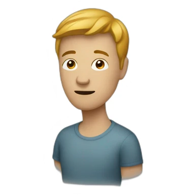 PERSON WHO DOES NOT KNOW HOW TO USE SOCIAL NETWORKS sticker