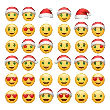 Chrismas emojis sticker