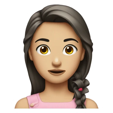 😒 with a bow sticker