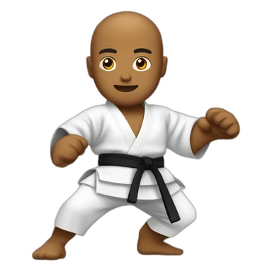 Karateka sticker