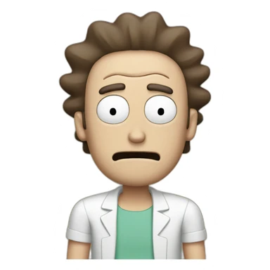 Rick from Rick and Morty sticker