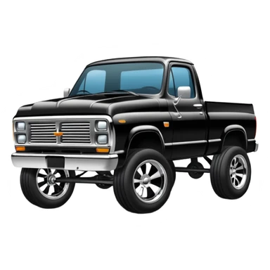Sqautted Truck sticker