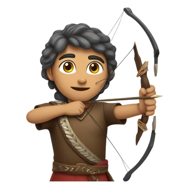 tozkoparan iskender with bow and arrow  sticker