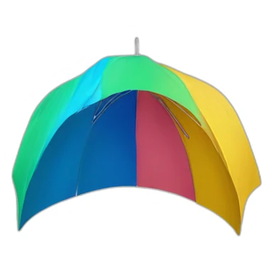 Paraguas colores sticker