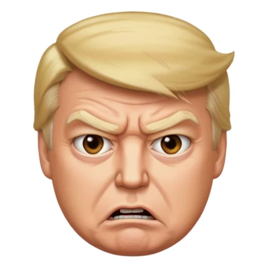 Trump but ugly sticker