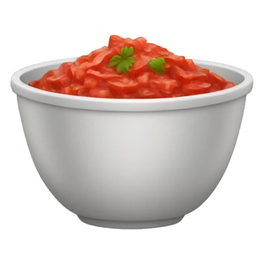 Bowl of salsa sticker