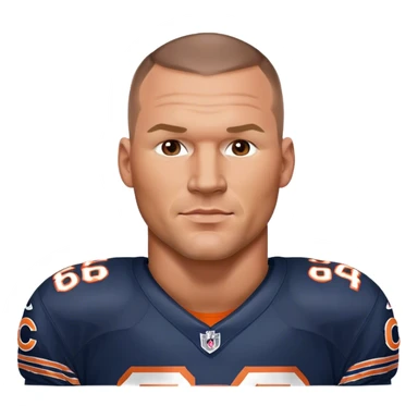 Brian Urlacher Chicago Bears sticker