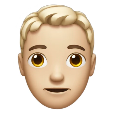 Face with squint eyes  sticker