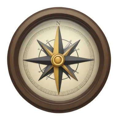 Compass sticker