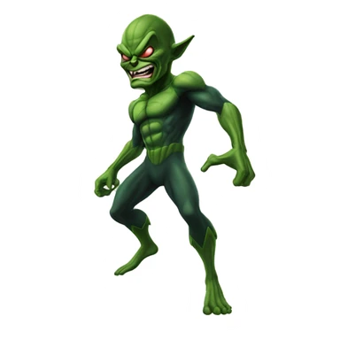 spidrman's green goblin sticker