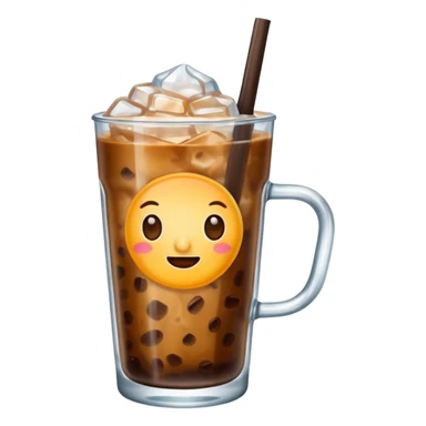 iced coffee sticker