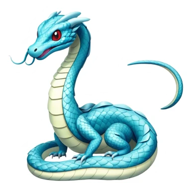Seviper-Dragonair-hybrid, full body, 4 legs sticker