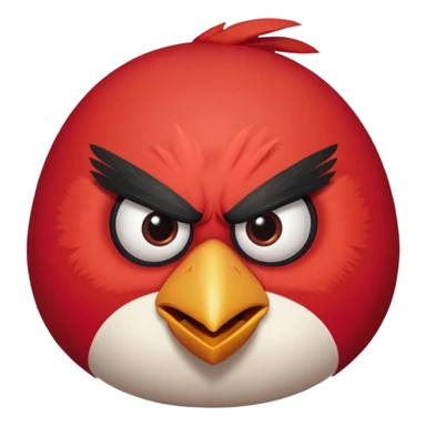 Angry bird sticker