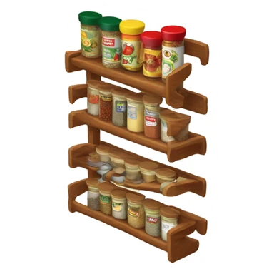 Spice rack sticker