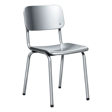 danish design metal chair sticker
