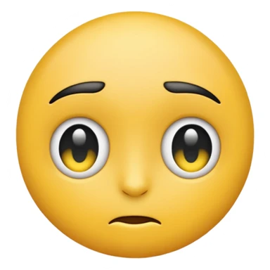 Emoji giving side eye sticker