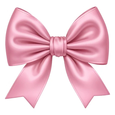 Baby pink bow sticker
