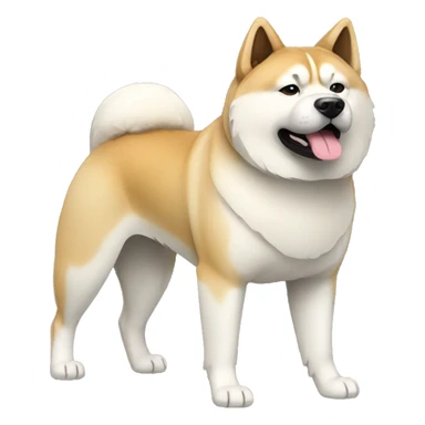 Akita Dog Breed Full Body sticker