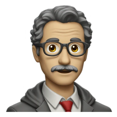 Professor from La casa de papel sticker