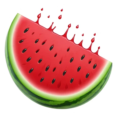 watermelon went crazy sticker